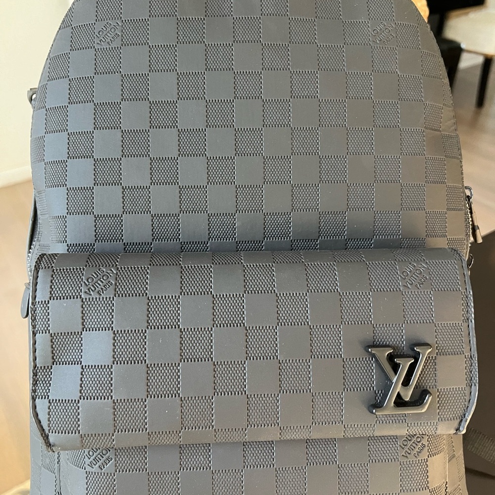 Louis Vitton look alike Black Backpack
